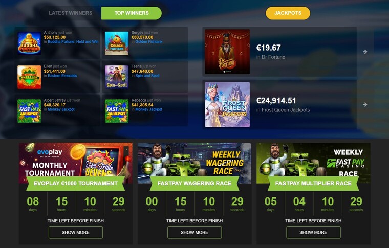 fastpay online casino